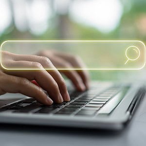 Searching online for the price of a CV